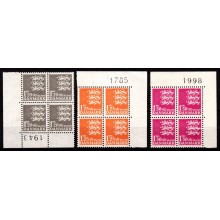 Marginalblokke, postfriske.